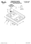 Diagram for 01 - Cooktop Parts