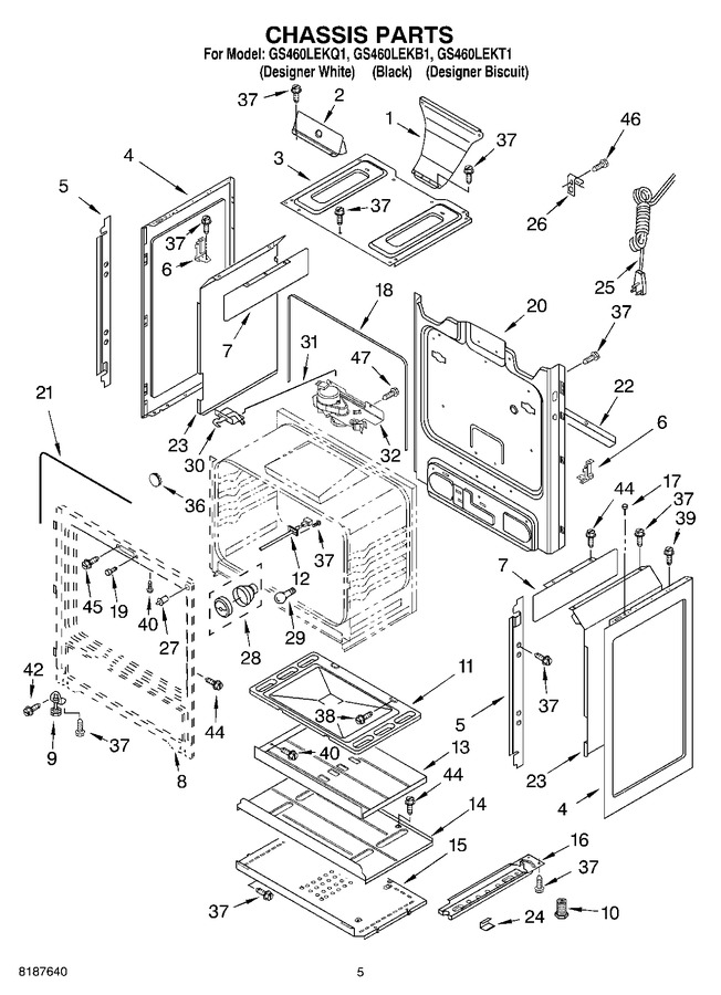 Diagram for GS460LEKQ1