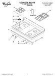 Diagram for 01 - Cooktop Parts