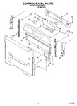 Diagram for 02 - Control Panel Parts