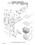 Diagram for 04 - Freezer Liner Parts