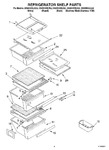 Diagram for 03 - Refrigerator Shelf Parts