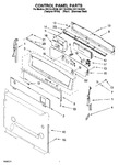 Diagram for 05 - Control Panel Parts