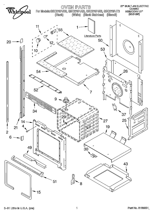 Diagram for GSC278PJT3