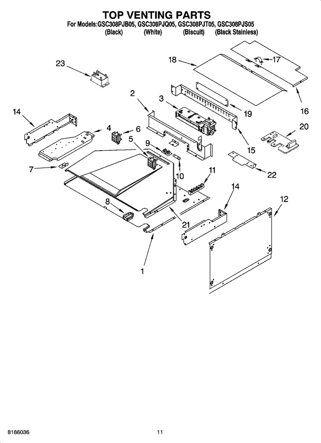 Diagram for GSC308PJQ05