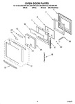 Diagram for 03 - Oven Door Parts