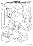 Diagram for 01 - Oven Parts