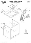 Diagram for 01 - Top And Cabinet Parts