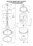 Diagram for 03 - Agitator, Basket And Tub