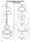 Diagram for 03 - Agitator, Basket And Tub Parts