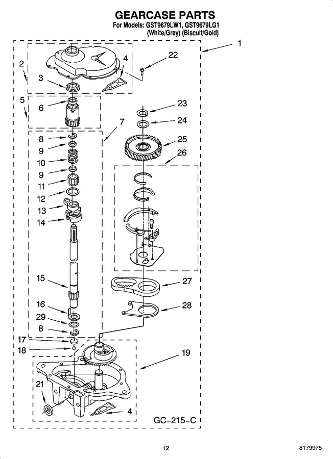 Diagram for GST9679LG1