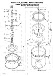 Diagram for 03 - Agitator, Basket And Tub Parts