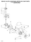 Diagram for 04 - Brake, Clutch, Gearcase, Motor And Pump