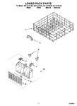 Diagram for 11 - Lower Rack Parts