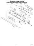 Diagram for 02 - Control Panel Parts