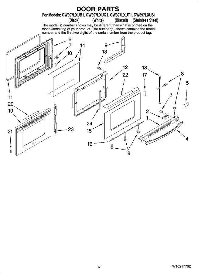 Diagram for GW397LXUT1