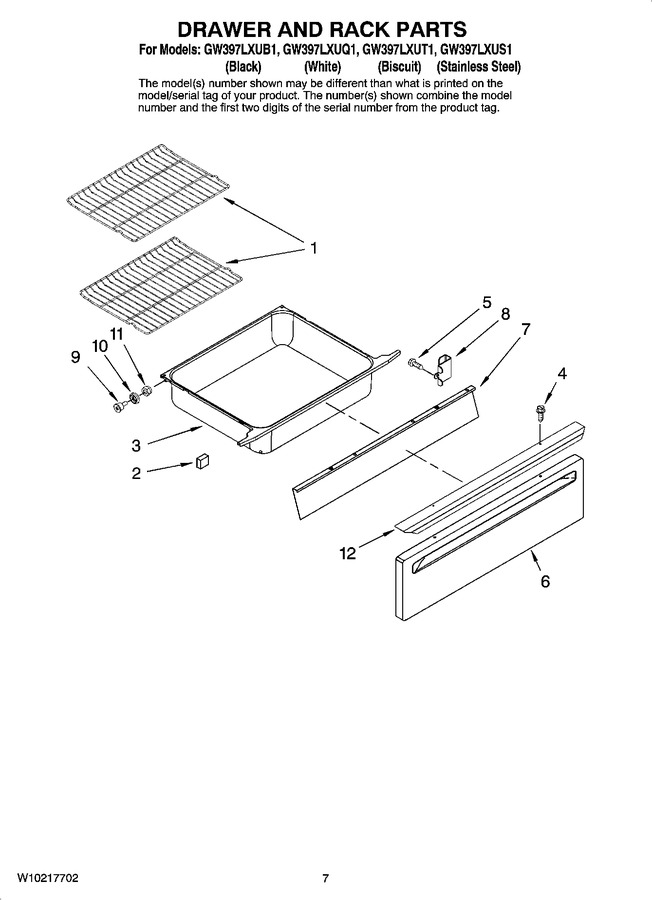 Diagram for GW397LXUT1