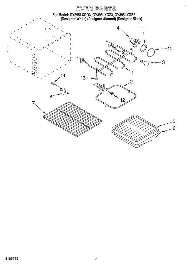 Diagram for GY395LXGB3