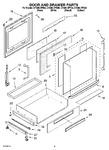 Diagram for 04 - Door And Drawer Parts