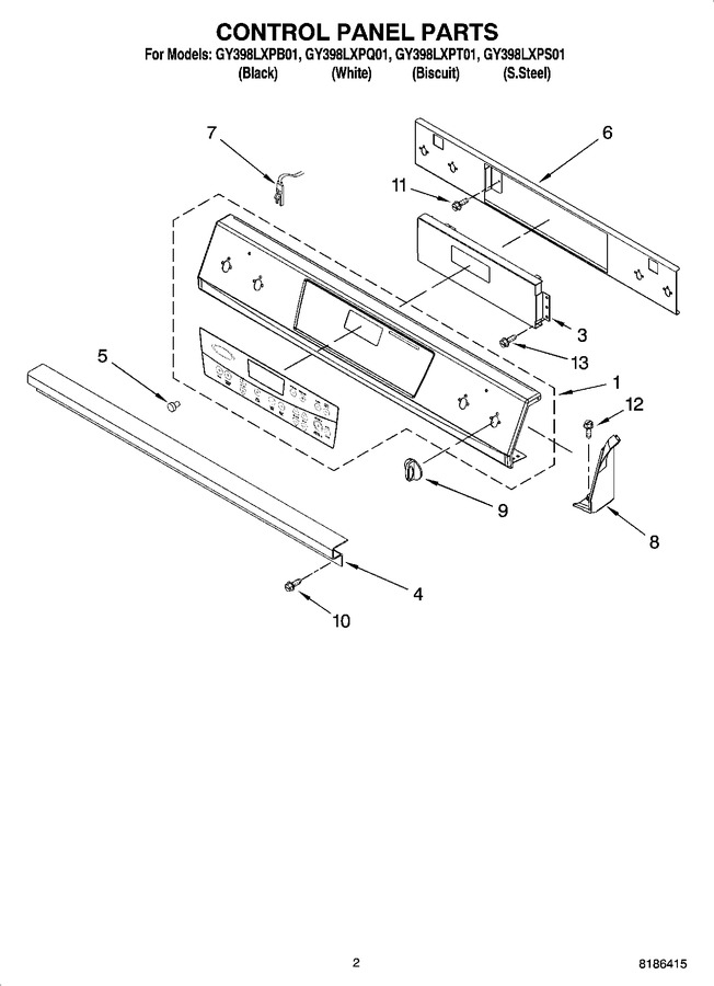 Diagram for GY398LXPB01