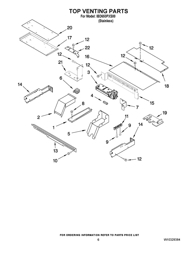 Diagram for IBD650PXS00