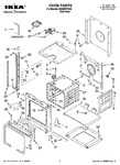 Diagram for 01 - Oven Parts