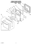 Diagram for 02 - Oven Door Parts