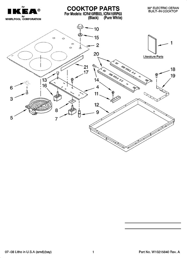 Diagram for ICR410RP03