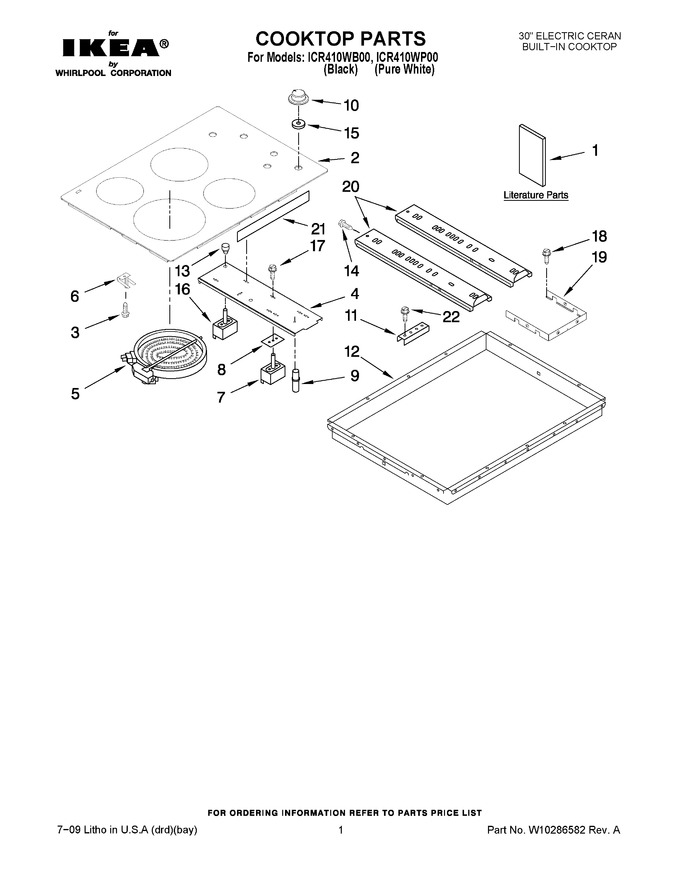 Diagram for ICR410WP00