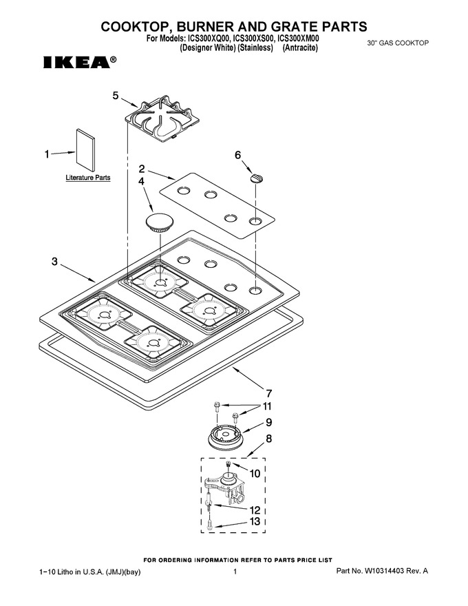 Diagram for ICS300XM00