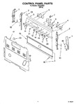 Diagram for 02 - Control Panel Parts