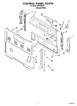 Diagram for 02 - Control Panel Parts