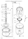 Diagram for 03 - Agitator, Basket And Tub Parts