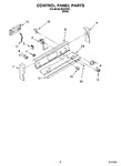 Diagram for 02 - Control Panel Parts