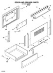 Diagram for 03 - Door And Drawer Parts