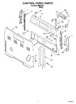 Diagram for 02 - Control Panel Parts