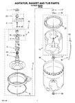 Diagram for 03 - Agitator, Basket And Tub Parts