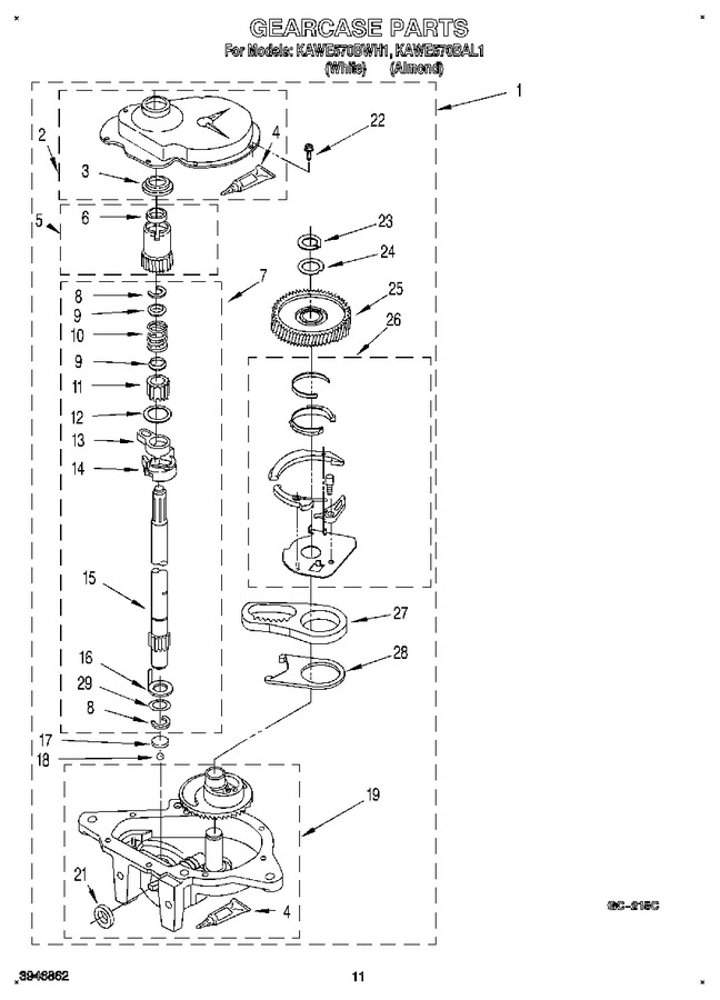 Diagram for KAWE570BAL1