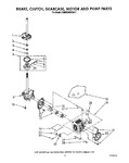 Diagram for 05 - Brake, Clutch, Gearcase, Motor & Pump