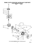 Diagram for 05 - Brake, Clutch, Gearcase, Motor & Pump