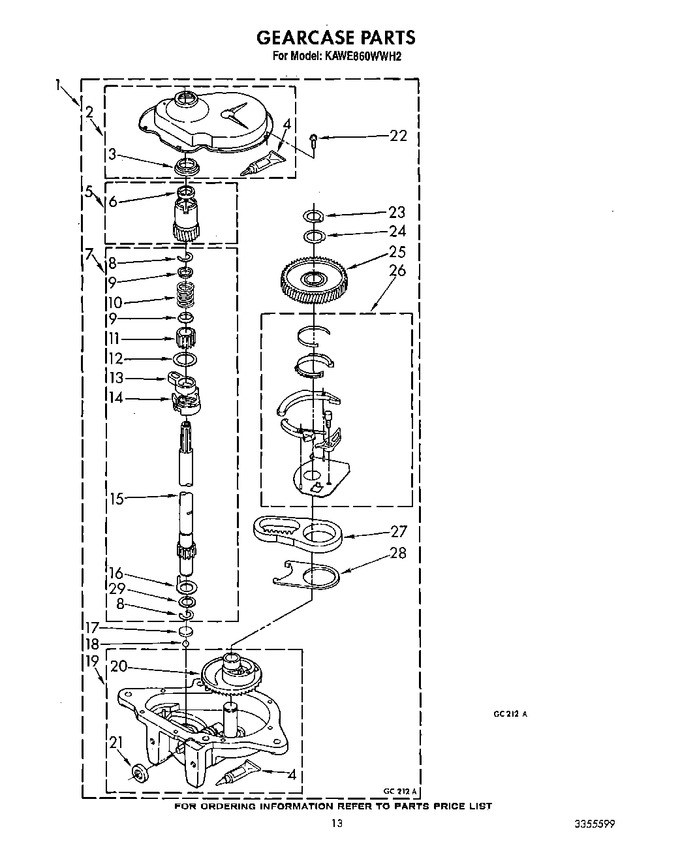 Diagram for KAWE860WAL2