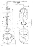 Diagram for 03 - Agitator, Basket And Tub