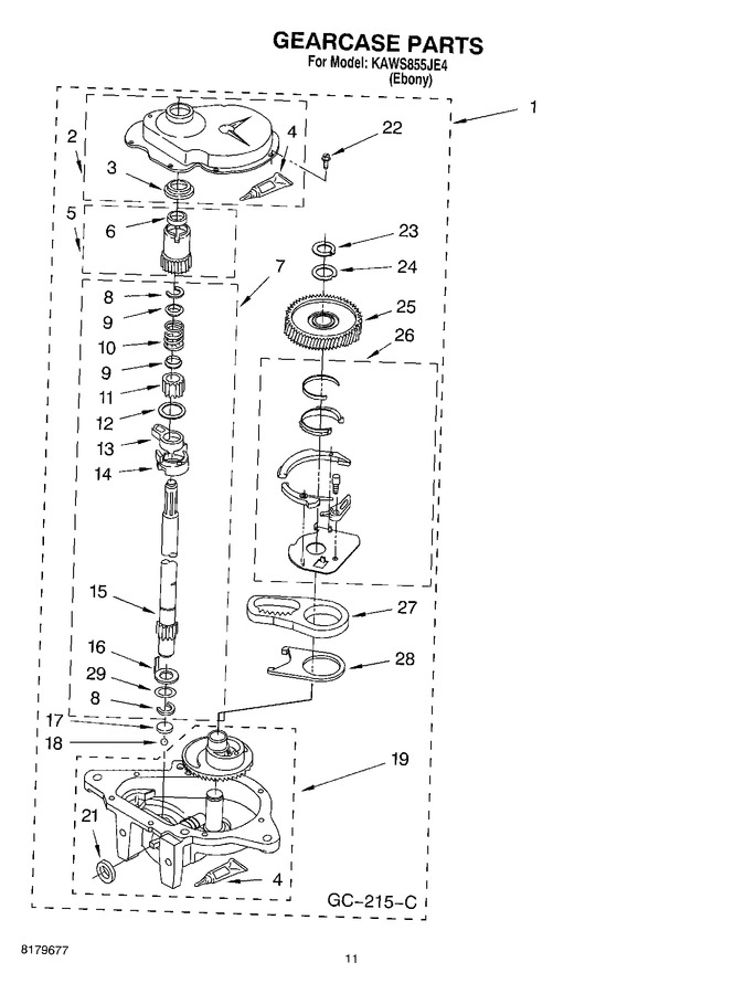 Diagram for KAWS855JE4