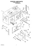 Diagram for 05 - Freezer Liner Parts