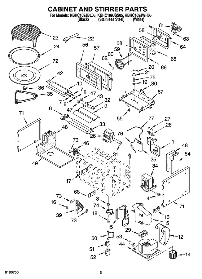 Diagram for KBHC109JWH05