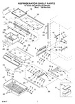 Diagram for 05 - Refrigerator Shelf Parts