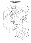 Diagram for 05 - Freezer Liner Parts