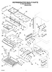 Diagram for 05 - Refrigerator Shelf Parts