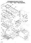 Diagram for 05 - Refrigerator Shelf Parts