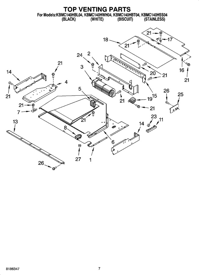 Diagram for KBMC140HWH04